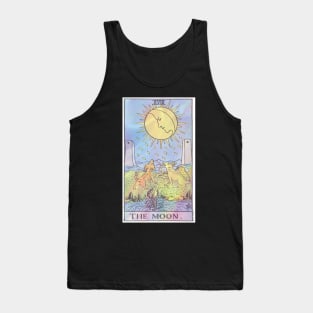 Tarot Card The Moon Holographic Tank Top